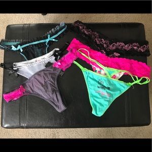 Lot of 6 Thong Panties